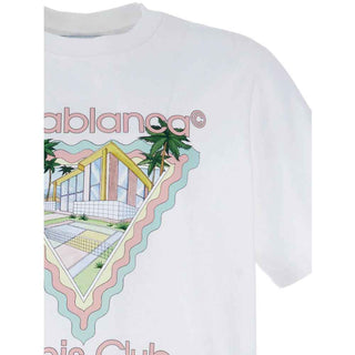Casablanca White Cotton T-Shirt