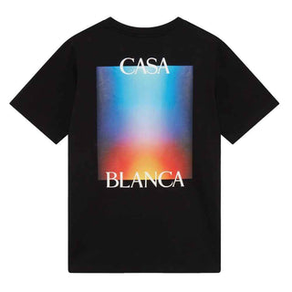 Casablanca Black Cotton T-Shirt