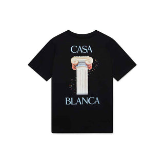 Casablanca Black Cotton T-Shirt