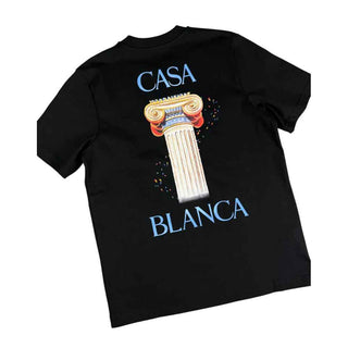Casablanca Black Cotton T-Shirt