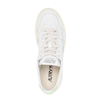 Autry White Leather Low Top Sneakers