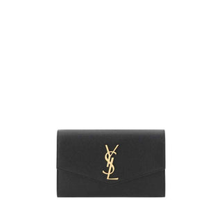Saint Laurent Black Calf Leather Bos Taurus Shoulder Bag