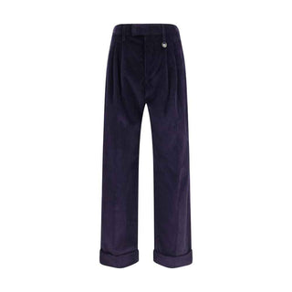 Burberry Blue Cotton Pants