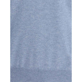 Brunello Cucinelli Light Blue Cashmere Cashmere Sweater