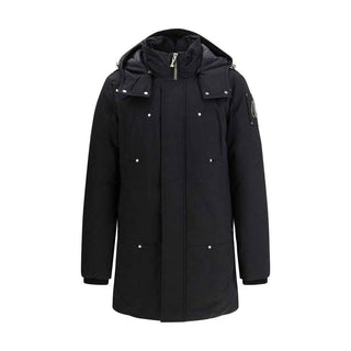 Moose Knuckles Black Cotton Parka