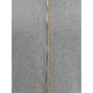 Brunello Cucinelli Gray Wool Full-Length Jacket