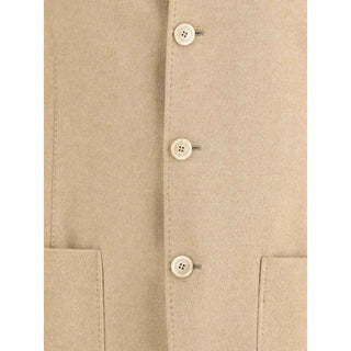 Brunello Cucinelli Beige Cashmere Coat