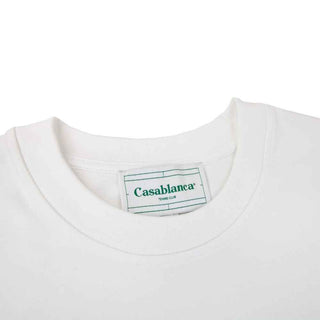 Casablanca White Cotton T-Shirt