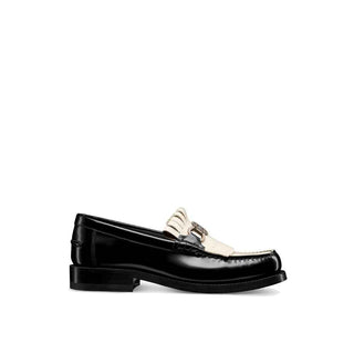 Dior Black Calfskin Slip-On Loafers