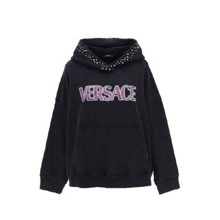 Versace Black Cotton Sweatshirt