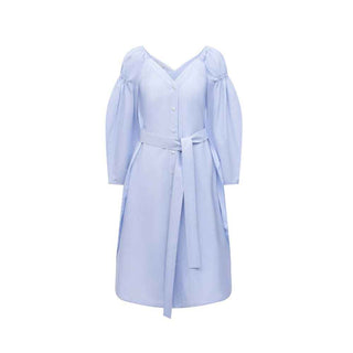 Stella McCartney Blue Cotton Casual Dress