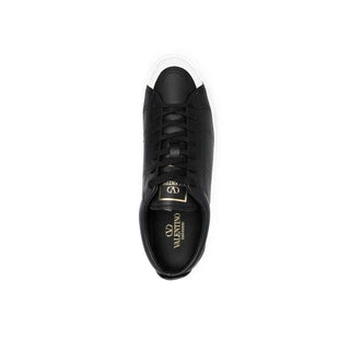 Valentino Garavani Black Calfskin Low Top Sneakers