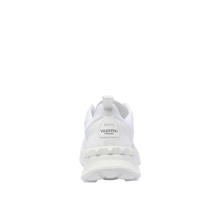 Valentino Garavani White Fabric Athletic Sneakers