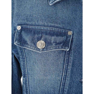 Versace Blue Cotton Denim Jacket
