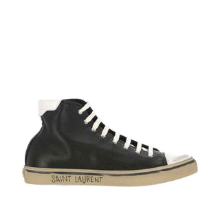 Saint Laurent Black Calfskin High Top Sneakers