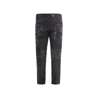 Dsquared² Black Cotton Jeans Denim