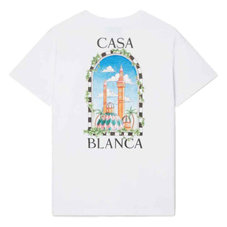Casablanca White Cotton T-Shirt