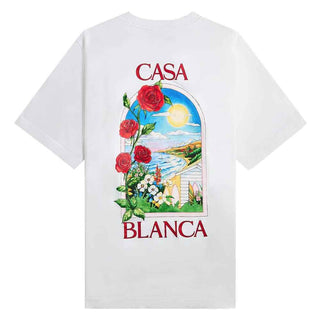 Casablanca White Cotton T-Shirt