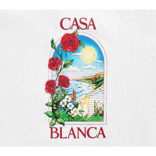 Casablanca White Cotton T-Shirt