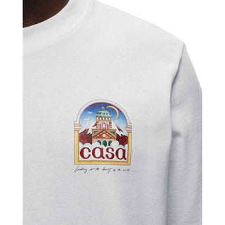 Casablanca White Cotton T-Shirt