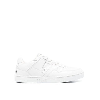 Celine White Calfskin Low Top Sneakers