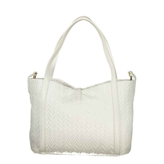 Mario Valentino White Polyethylene Handbag