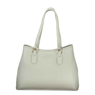 Mario Valentino Gray Polyethylene Handbag