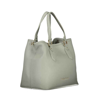 Mario Valentino Gray Polyethylene Handbag