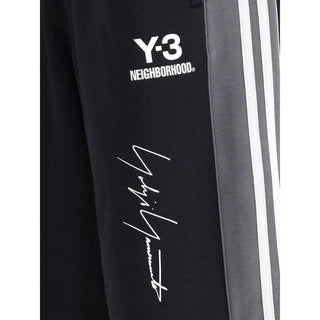 Y-3 Black Cotton Joggers (Workout Pants)