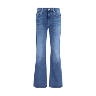 Citizens of Humanity Blue Cotton Flared Jeans
