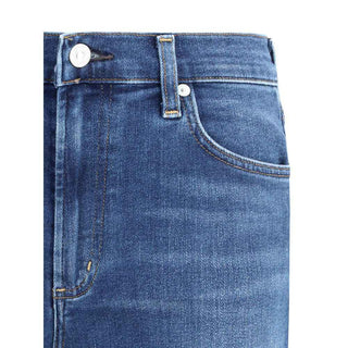 Citizens of Humanity Blue Cotton Flared Jeans