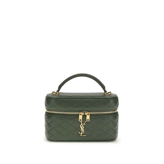 Saint Laurent Green Calf Leather Bos Taurus Handbag