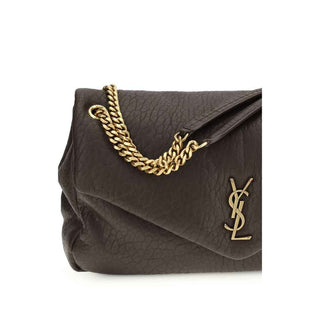Saint Laurent Gray Lamb Ovis Aries Aries Shoulder Bag