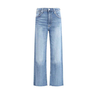 Citizens of Humanity Blue Cotton Straight-Leg Jeans