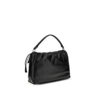 Fendi Black Calf Leather Bos Taurus Shoulder Bag