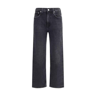 Citizens of Humanity Blue Cotton Straight-Leg Jeans