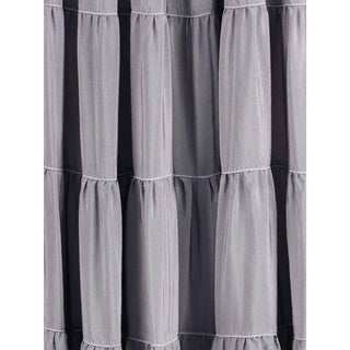 Forte_Forte Gray Silk Long Skirt