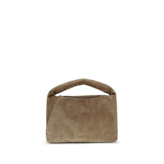 Brunello Cucinelli Beige Calf Leather Bos Taurus Handbag