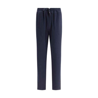 Brunello Cucinelli Blue Cashmere Casual Pants