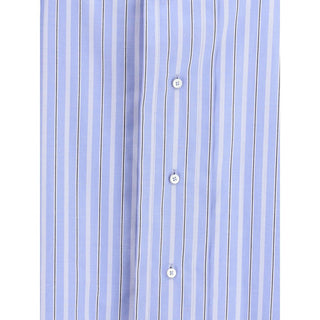 Margiela Light Blue Cotton Pattern Shirt