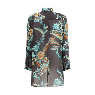 Etro Multicolor Silk Pattern Shirt