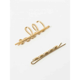 Chloé Brown Metal Hair Clip