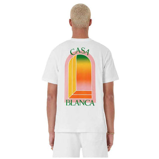 Casablanca White Cotton T-Shirt