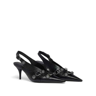 Balenciaga Black Calfskin High Heel Pumps