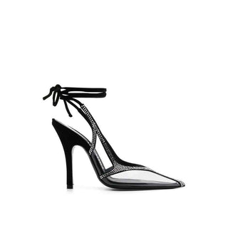 The Attico Black Pvc High Heel Pumps