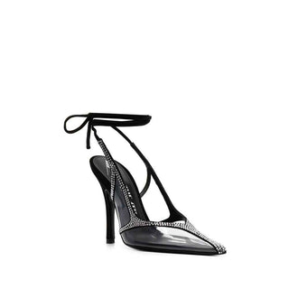 The Attico Black Pvc High Heel Pumps
