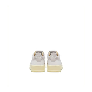 Autry White Leather Low Top Sneakers