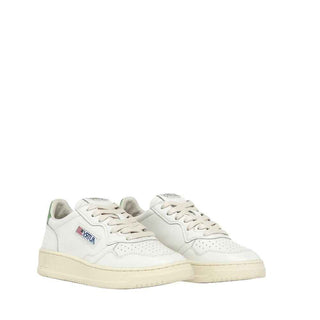 Autry White Leather Low Top Sneakers