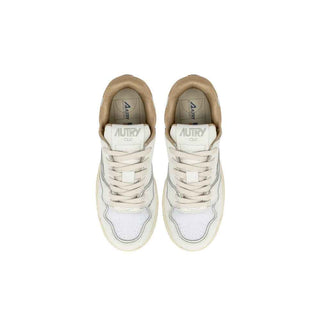 Autry White Leather Low Top Sneakers