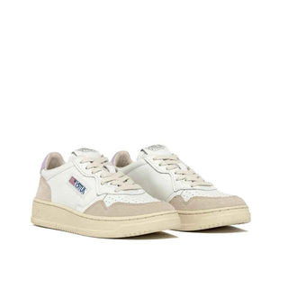 Autry White Leather Low Top Sneakers